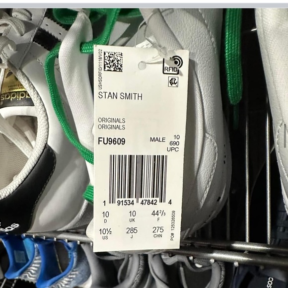 NWT!! Men’s Adidas Stan Smith Clean Classics.       Save The Planet 10.5 - Picture 5 of 8
